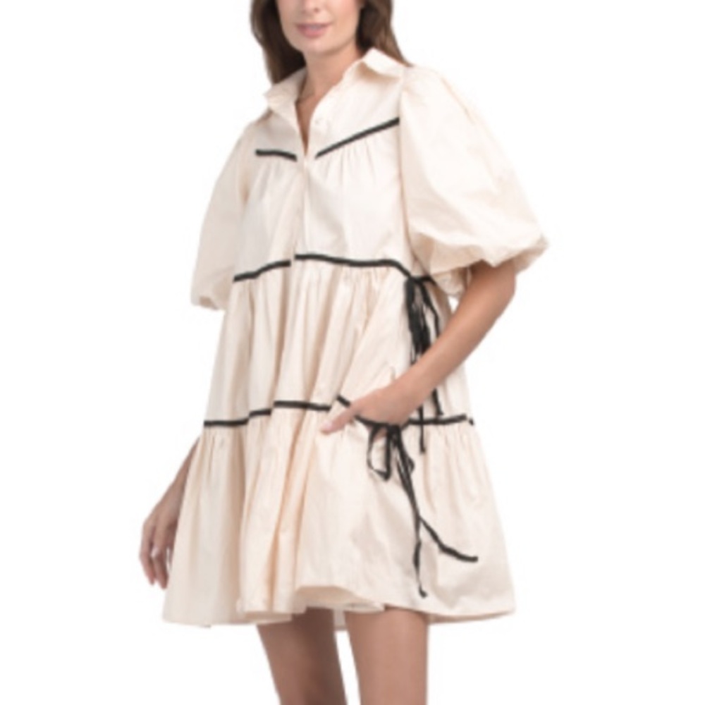 NWT Cream dress size L